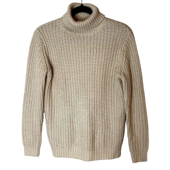 BYOUNG Marisa Rollneck Knitted Pullover Sweater-Neutral Knit- XS - Picture 2 of 10